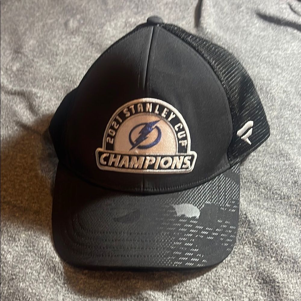 Tampa Bay Lightning Black Stanley Cup Champions Cap